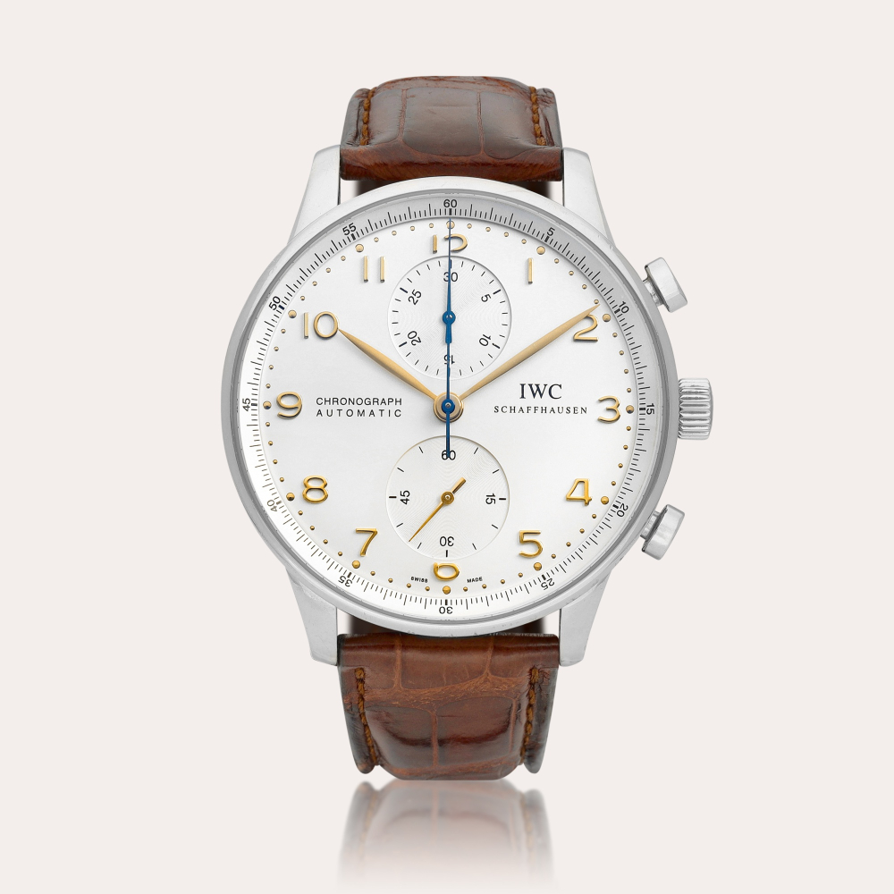 IWC Portugieser, Reference IW3714 | A stainless steel chronograph wristwatch, Circa 2009 | 萬國 | Portugieser 型號3714 | 精鋼計時腕錶，約2009年製