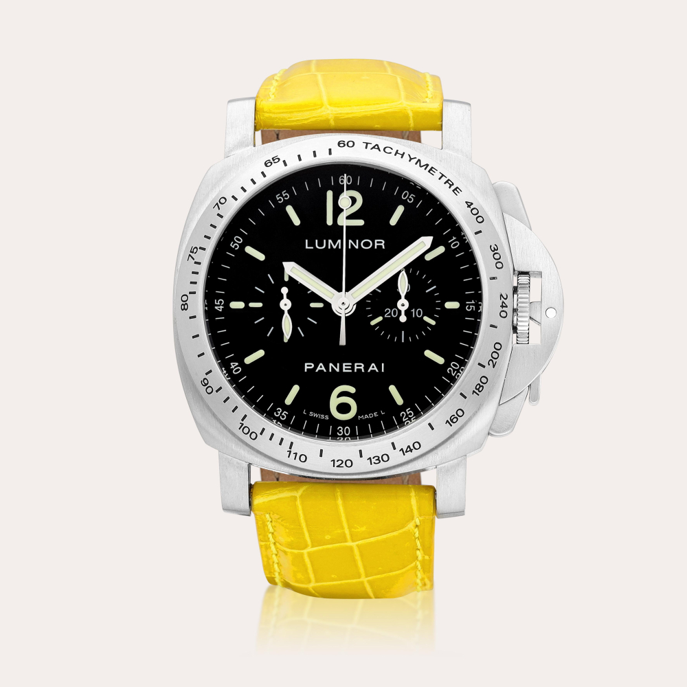 Panerai Luminor Chrono, Reference PAM00215 | A stainless steel chronograph wristwatch, Circa 2005 | 沛納海 | Luminor Chrono 型號PAM00215| 精鋼計時腕錶，約2005年製