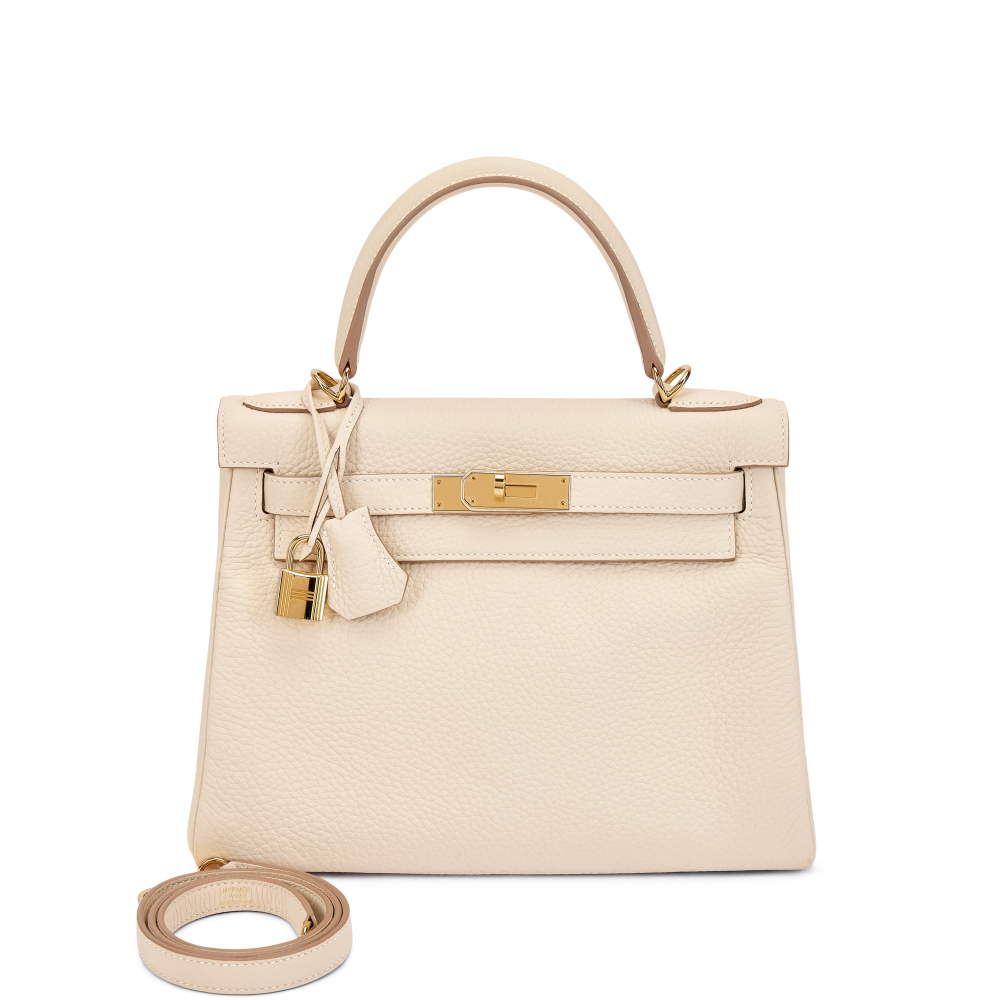 Hermès Nata Togo Kelly 28 Retourné Gold Hardware, 2021