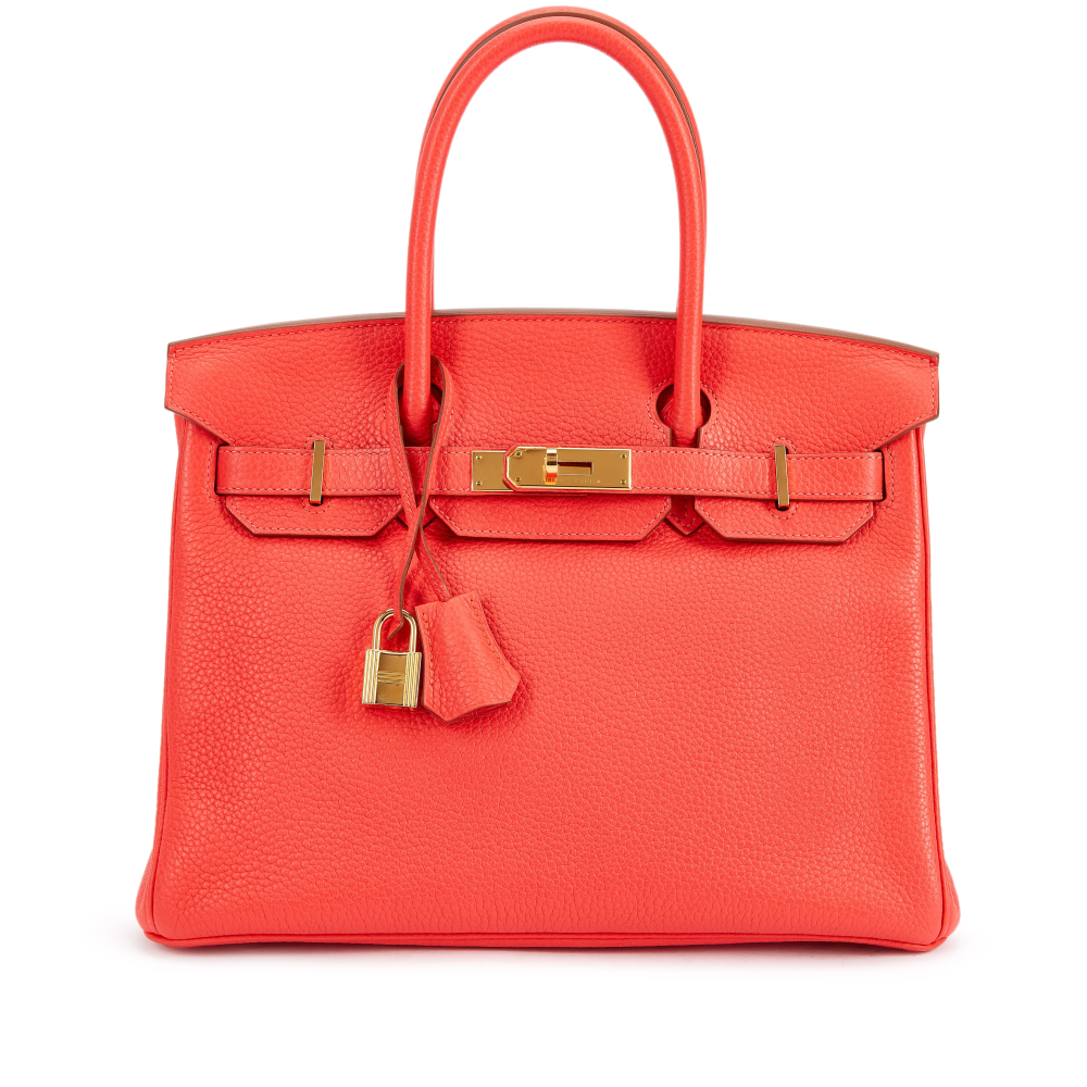 Hermès Rose Jaipur Togo Birkin 30 Gold Hardware, 2014