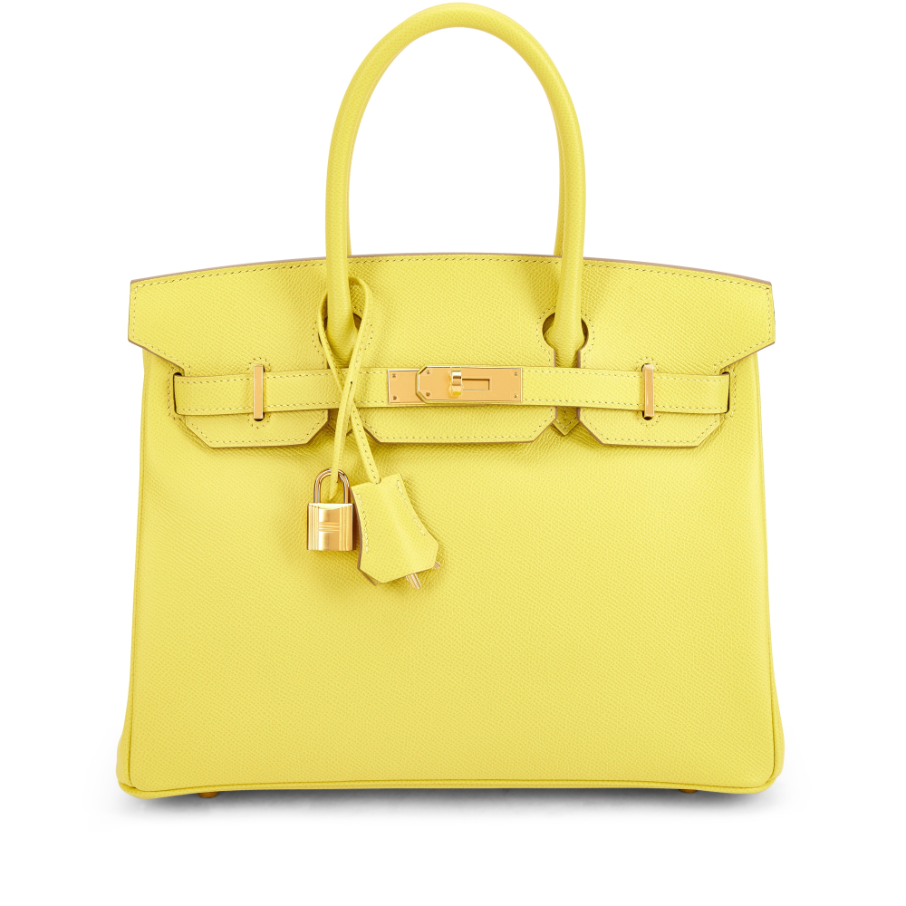 Hermès Lime Epsom Birkin 30 Gold Hardware, 2022