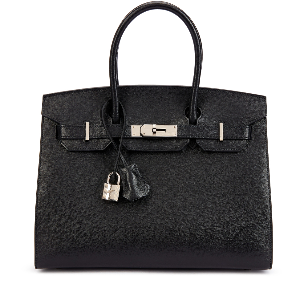 Hermès Black Madame Birkin 30 Sellier Palladium Hardware, 2020