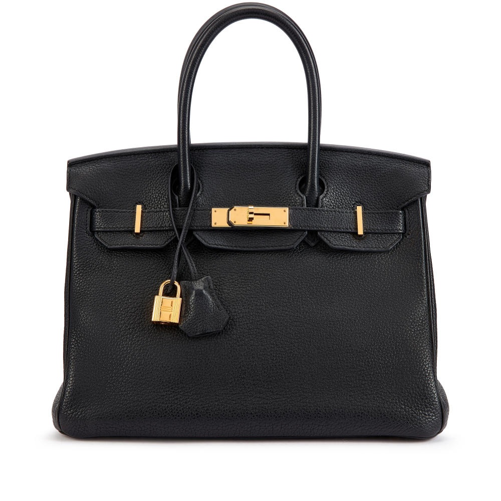 Hermès Black Togo Birkin 30 Gold Hardware, 2017