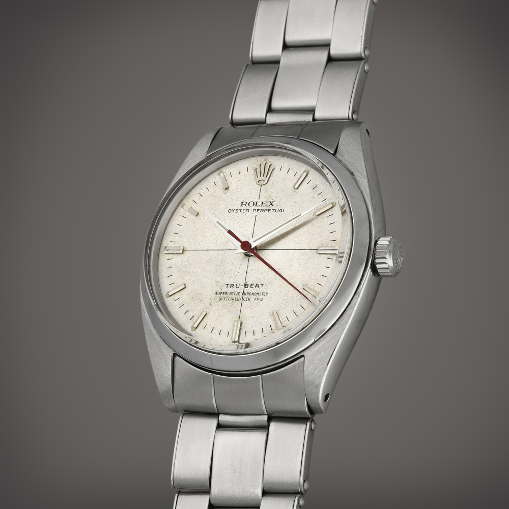 Rolex Tru-Beat , Reference 6556| A stainless steel wristwatch with deadbeat centre seconds and bracelet | Circa 1961