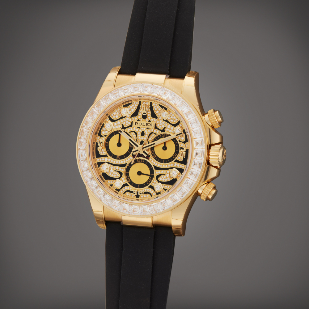 Reference 116588TBR Daytona Eye of the Tiger  A yellow gold and diamondset automatic chronograph wristwatch Circa 2019    116588TBR Daytona Eye of the Tiger  2019
