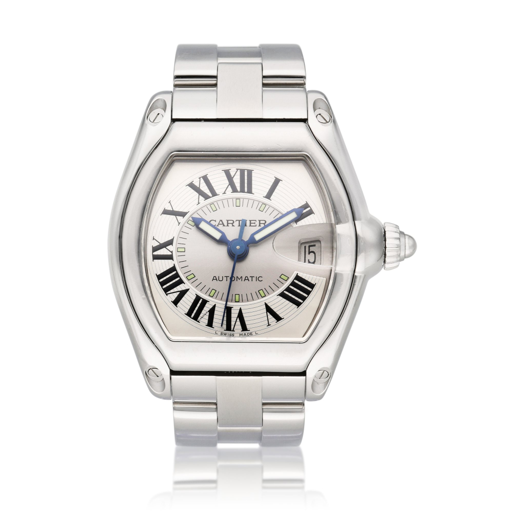 Reference 2510 Roadster | A stainless steel automatic wristwatch with date and bracelet, Circa 2003