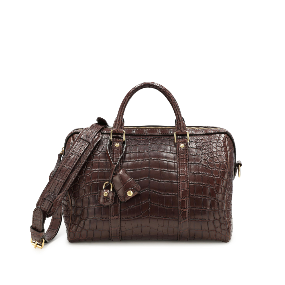 Matte Brown Alligator Sofia Coppola PM Gold Hardware, 2011