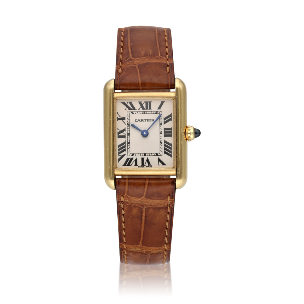 Reference 2442 Tank | A yellow gold wristwatch, Circa 2000