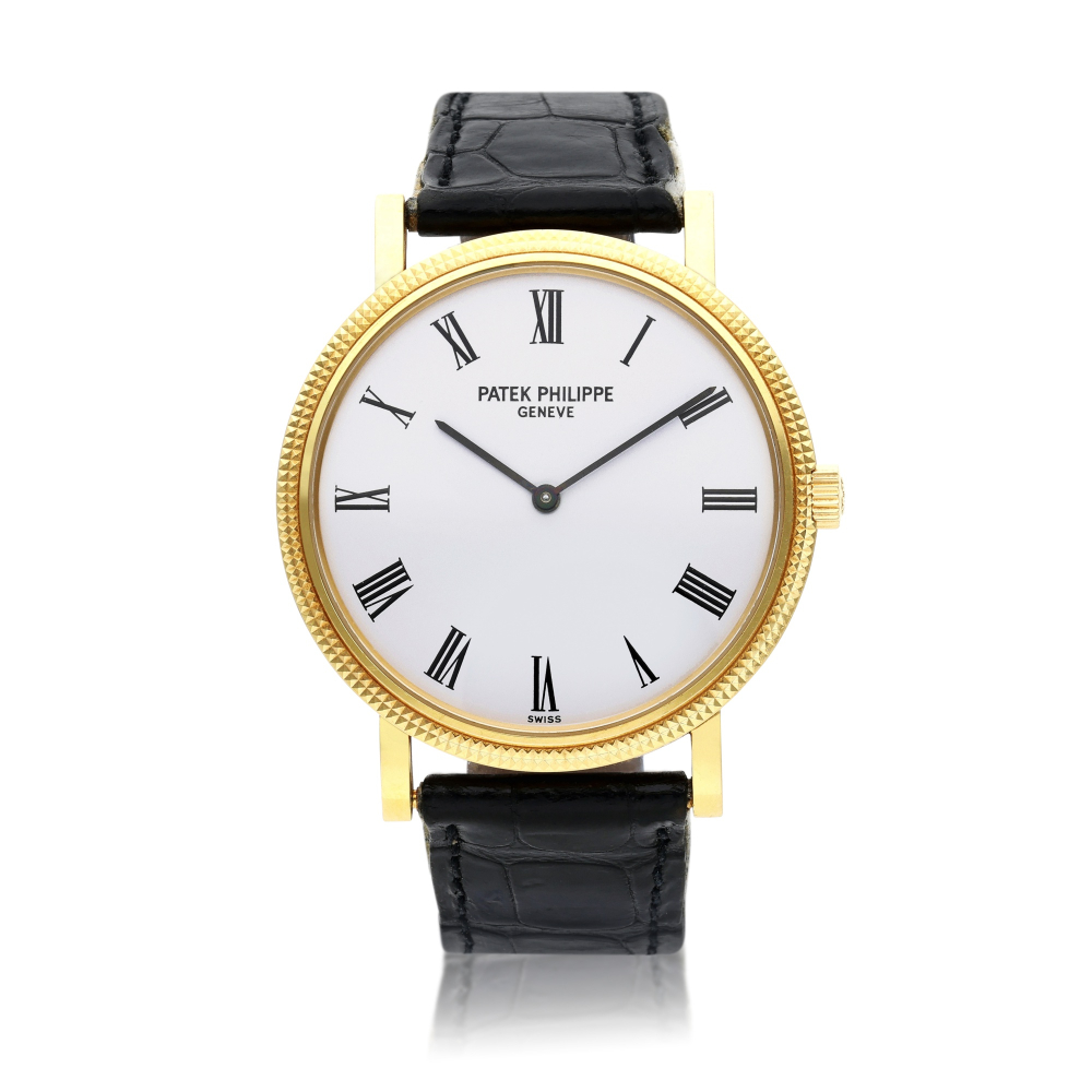 Reference 5120 Calatrava | A yellow gold automatic wristwatch, Circa 2000