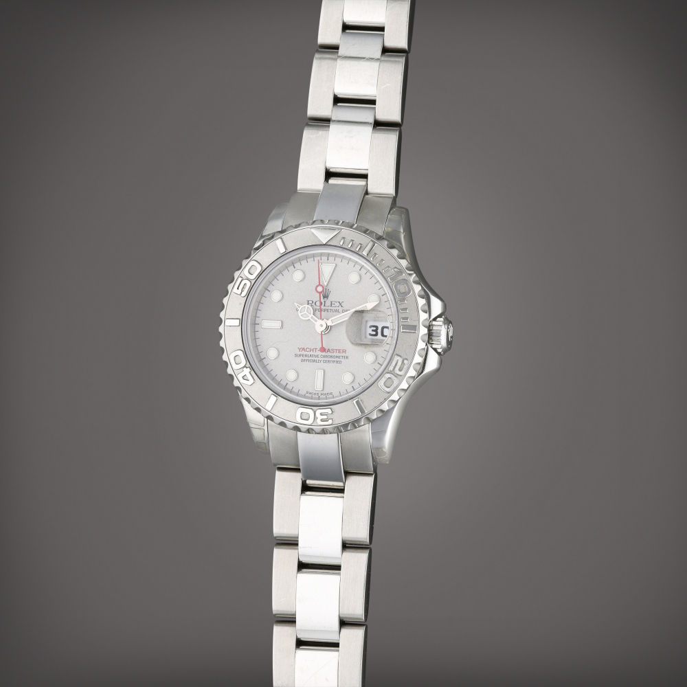 Reference 169622 Yacht-Master | A stainless steel and platinum automatic wristwatch with date and bracelet, Circa 2003
