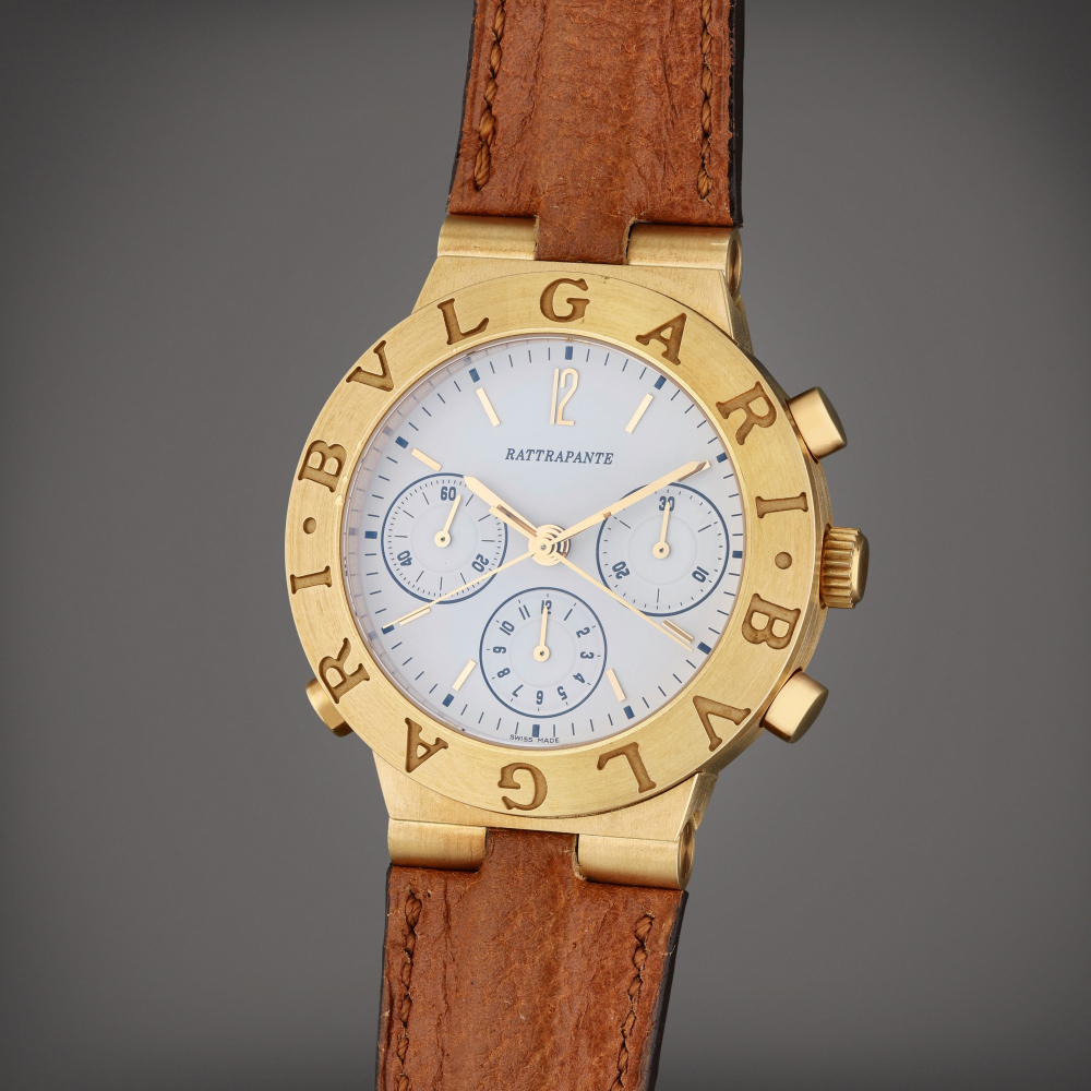 Reference CH 40 GL Rattrapante | A yellow gold automatic split second chronograph wristwatch, Circa 2000