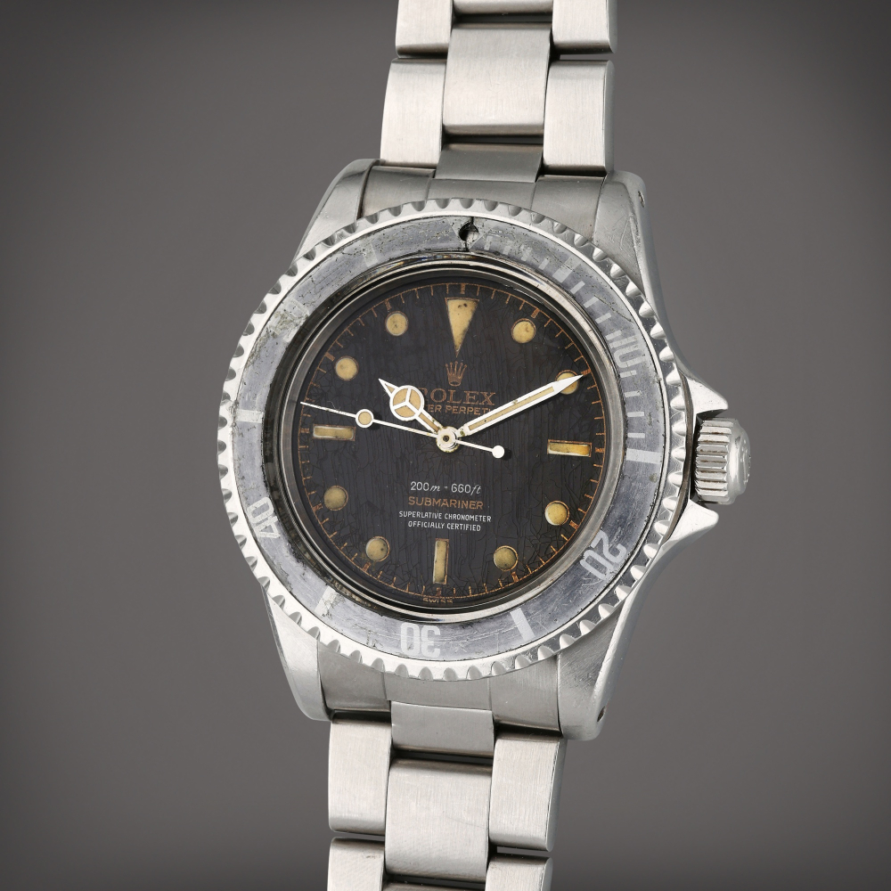 Reference 5512 Submariner | A stainless steel automatic wristwatch with bracelet, Circa 1960