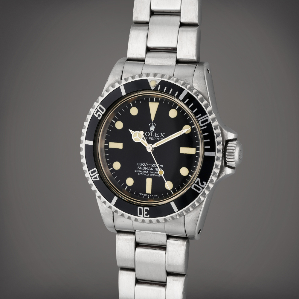 Reference 5512 Submariner | A stainless steel automatic wristwatch with bracelet, 1966