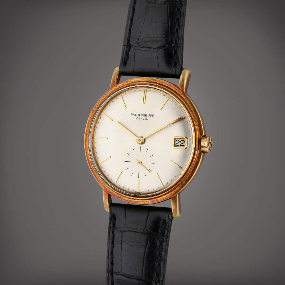 Reference 3445 Calatrava | A yellow gold automatic wristwatch with date, Circa 1970