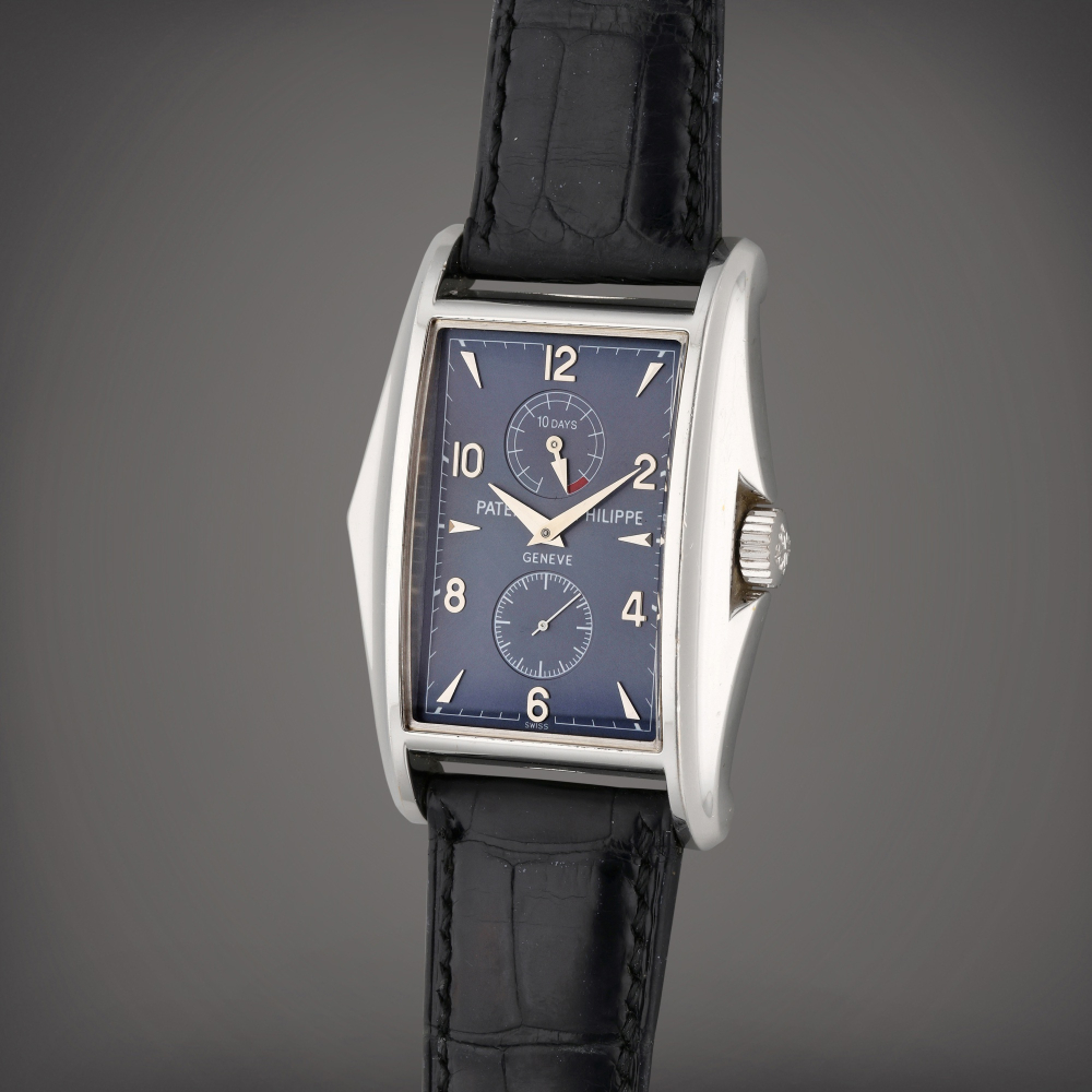 Reference 5100G-001 Millennium Anniversary | A limited edition white gold wristwatch with ten day power reserve indication, Circa 2000