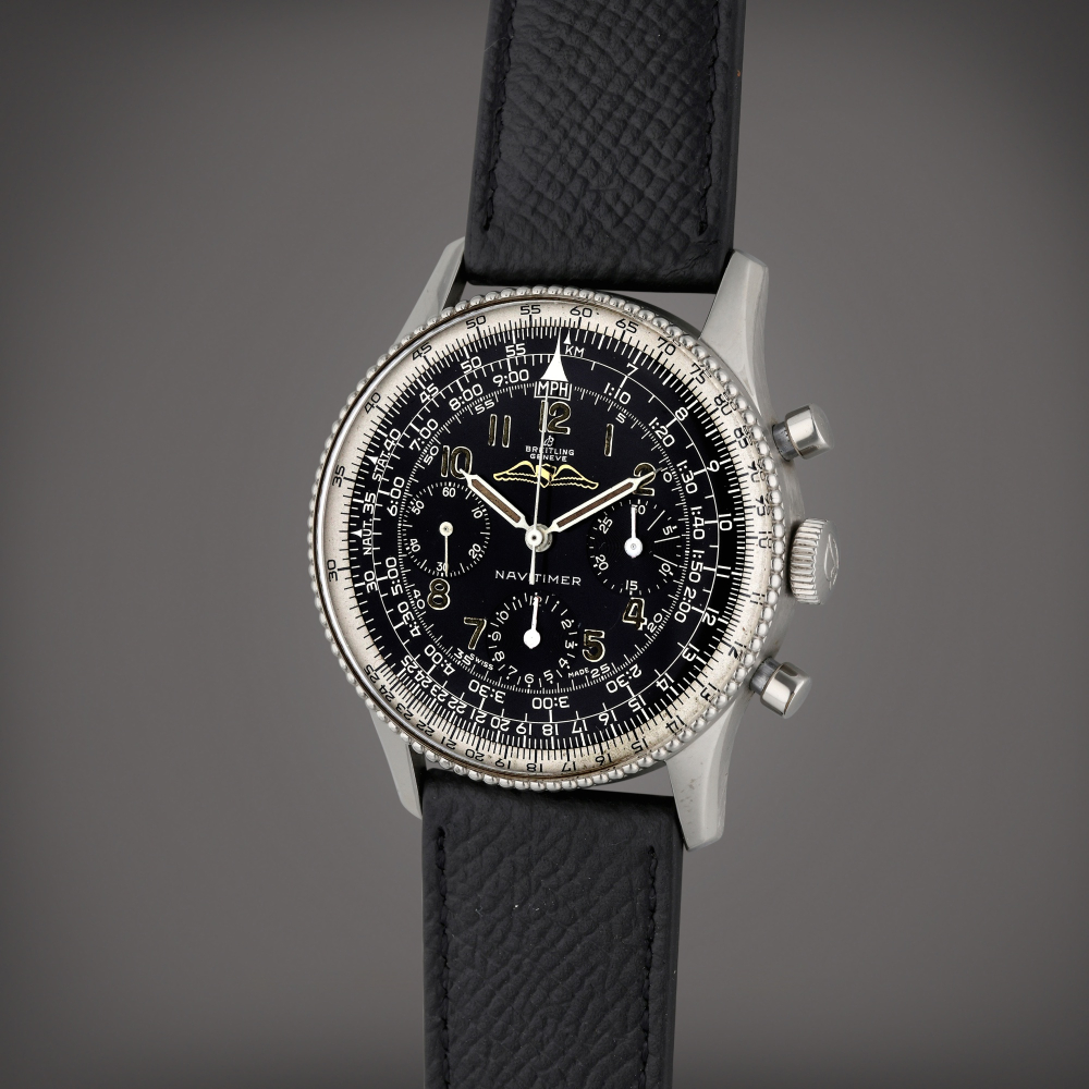 Reference 806 Navitimer | A stainless steel chronograph wristwatch, Circa 1962