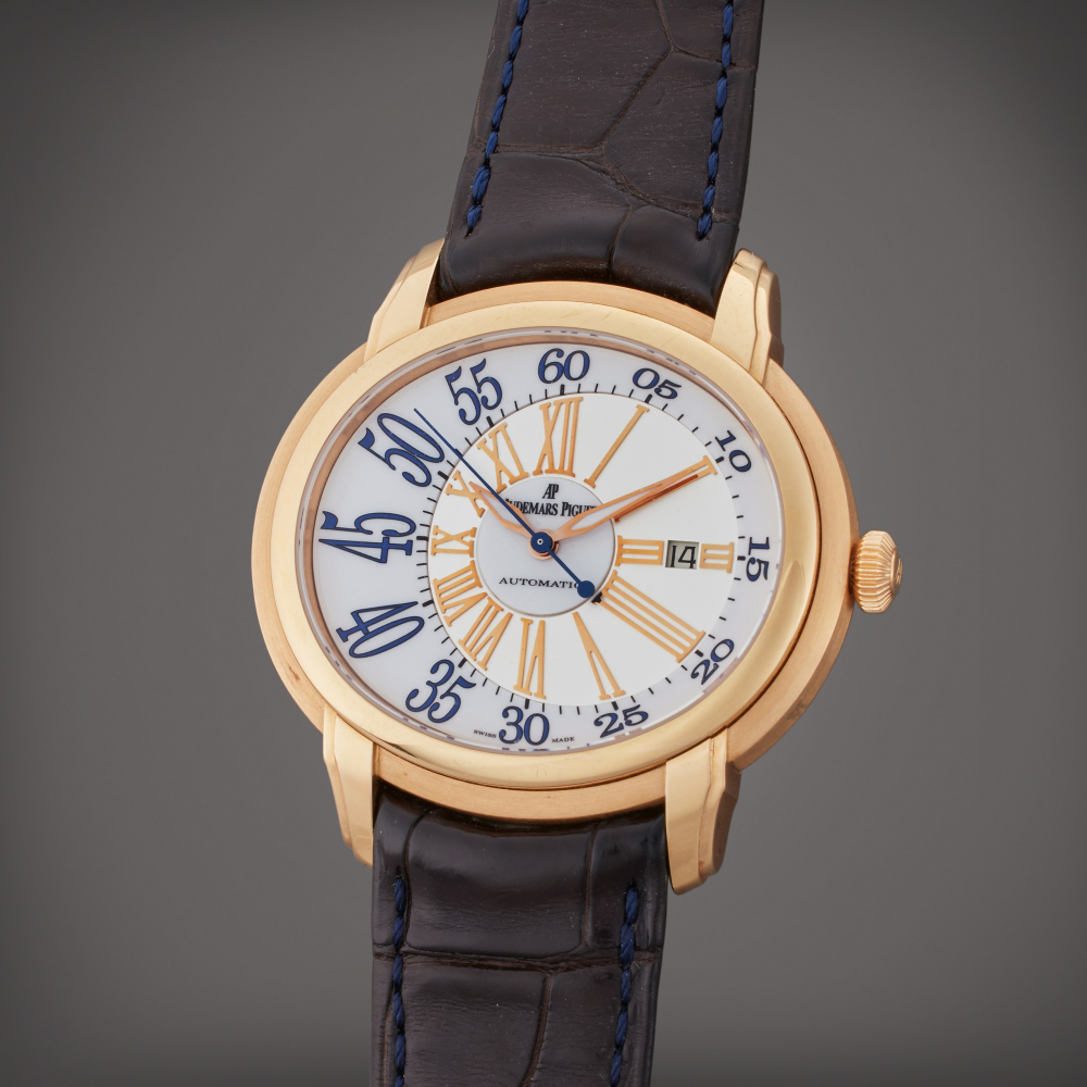 Audemars Piguet Reference 15320OR.OO.D093CR.01 Millenary | A pink gold oval automatic wristwatch with date, Circa 2005