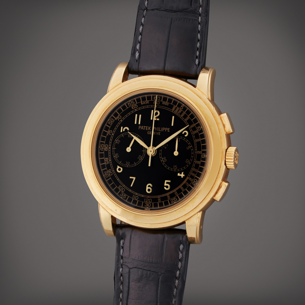 Patek Philippe Reference 5070 | A yellow gold chronograph wristwatch, Made in 2001