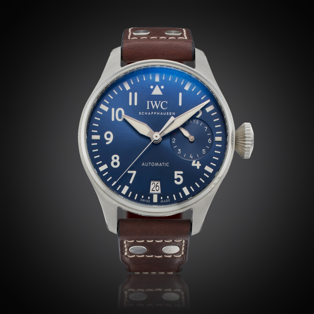 IWC Reference IW5010-02 Big Pilot’s Watch Edition ‘Le Petit Prince’ | A stainless steel automatic wristwatch with date and power reserve indication, Owned and Worn by Tom Brady, Circa 2021