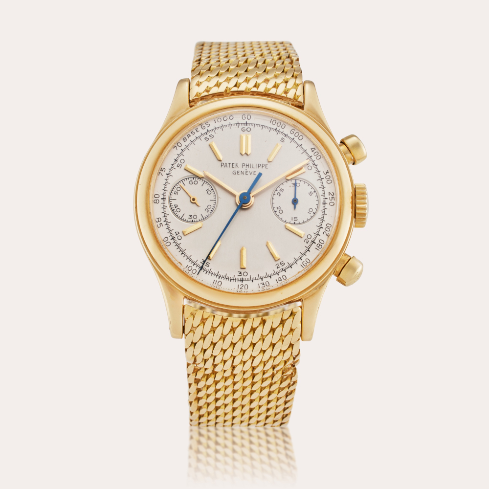 Patek Philippe Reference 1463 'Tasti Tondi' | A yellow gold chronograph wristwatch, Made in 1968