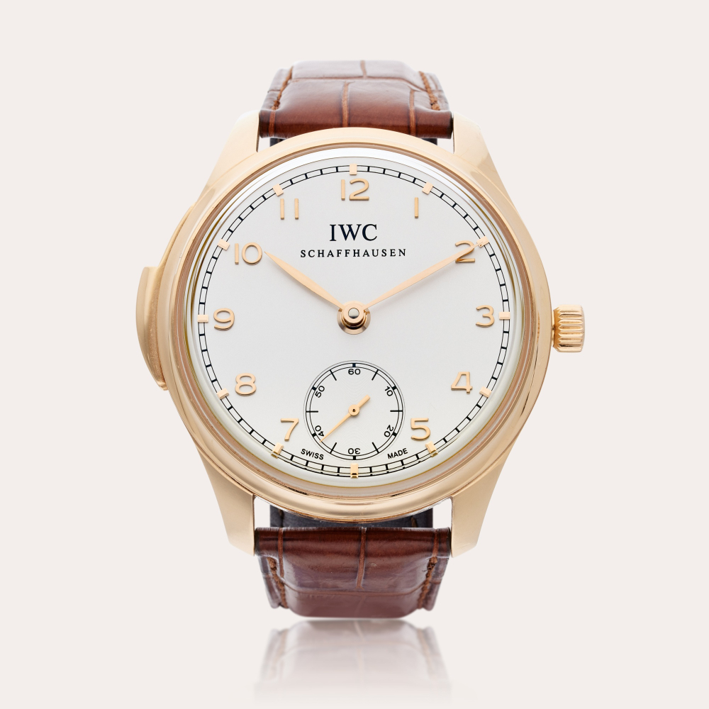 IWC Reference IWC5449-07 Portugieser Minute Repeater | A limited edition pink gold minute repeater wristwatch, Circa 2021