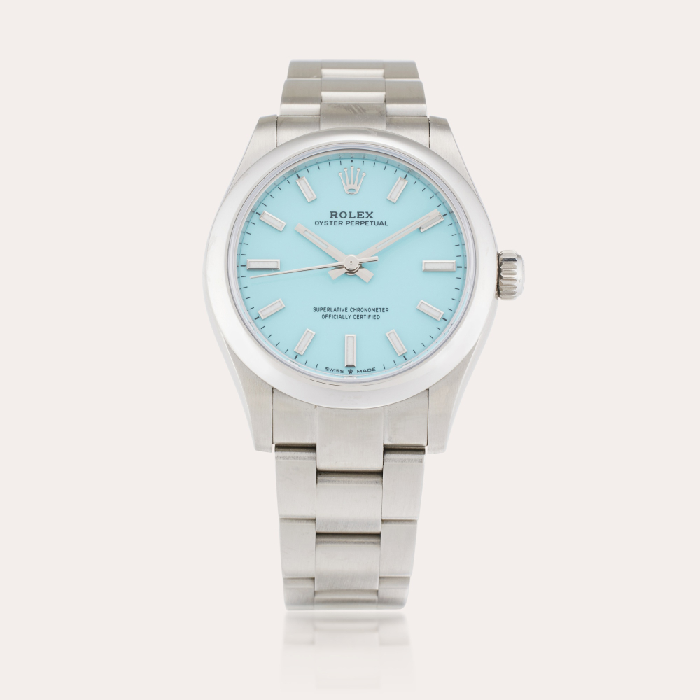 DONATED BY THE COUNCIL OF FASHION DESIGNERS OF AMERICA SCHOLARSHIP PROGRAM Rolex Reference 277200 Oyster Perpetual 31 | A stainless steel automatic wristwatch with bracelet, Circa 2024
