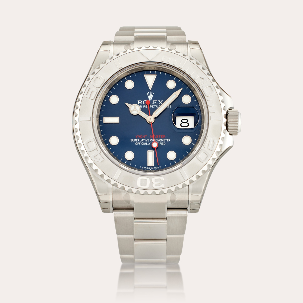Rolex Reference 116622 Yacht-Master | A stainless steel and platinum automatic wristwatch with date and bracelet, Circa 2012