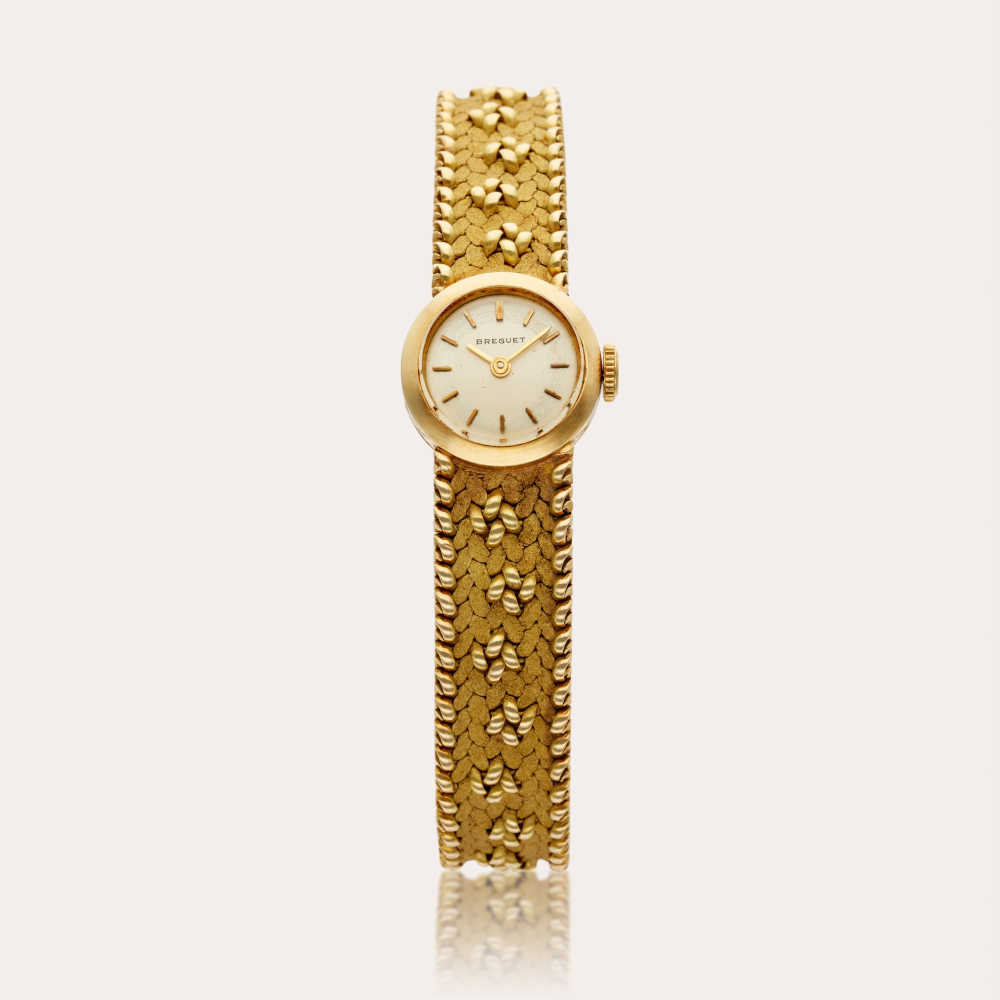 Breguet A yellow gold bracelet watch, Circa 1960