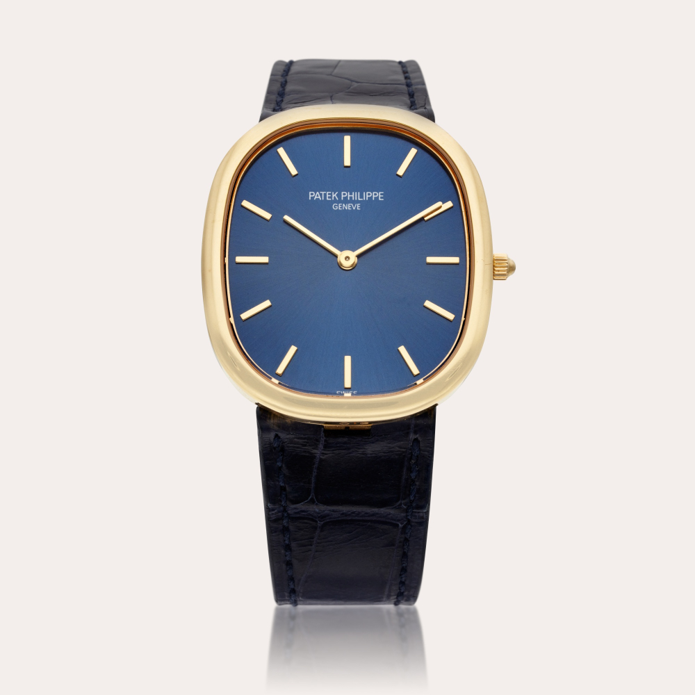 Patek Philippe Reference 3738/100J-012 Ellipse | A yellow gold automatic oval wristwatch, Circa 2006