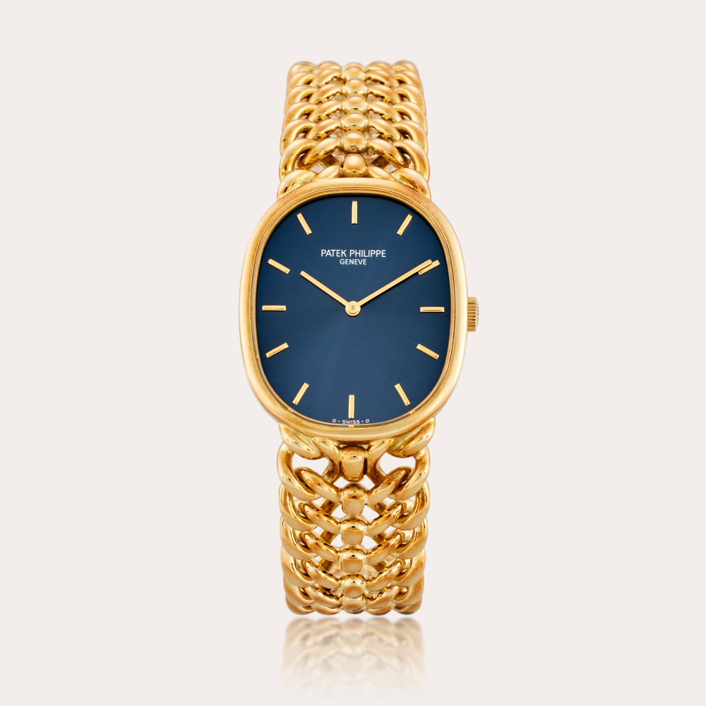 Patek Philippe Reference 3848/19 Ellipse | A yellow gold bracelet watch, Circa 1975