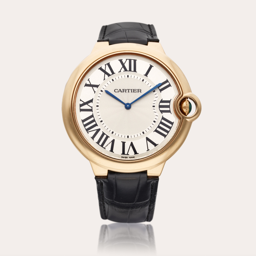 Cartier Reference 3376 Ballon Bleu | A pink gold wristwatch, Circa 2022