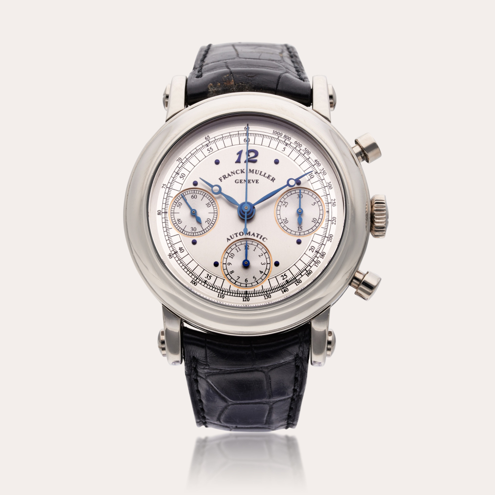 Franck Muller Reference 7000 CC | A white gold automatic chronograph wristwatch, Circa 2000