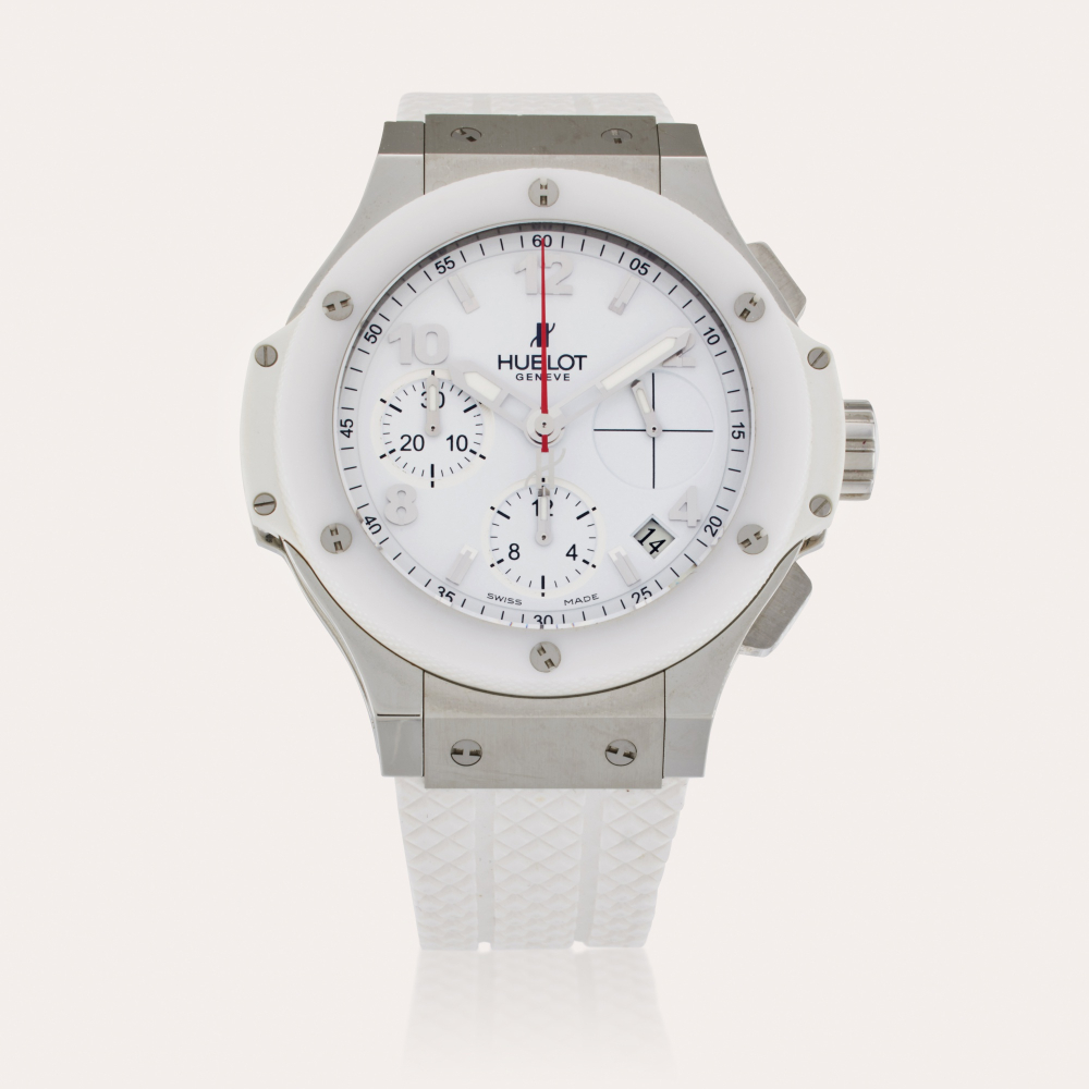 Hublot Reference 342.SE.230.RW Big Bang | A stainless steel, titanium, and ceramic automatic chronograph wristwatch with date, Circa 2010