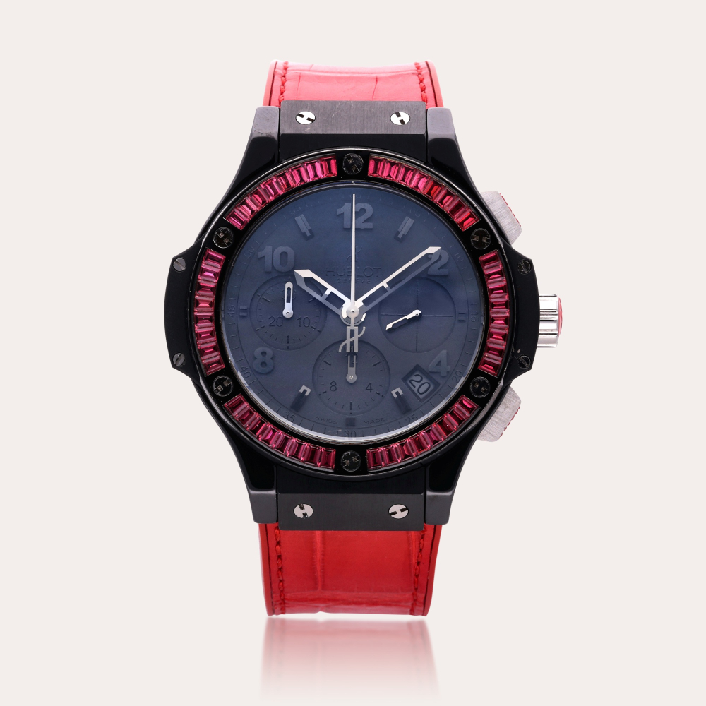 Hublot Big Bang | A titanium, ceramic, and sapphire-set automatic chronograph wristwatch with date, Circa 2015