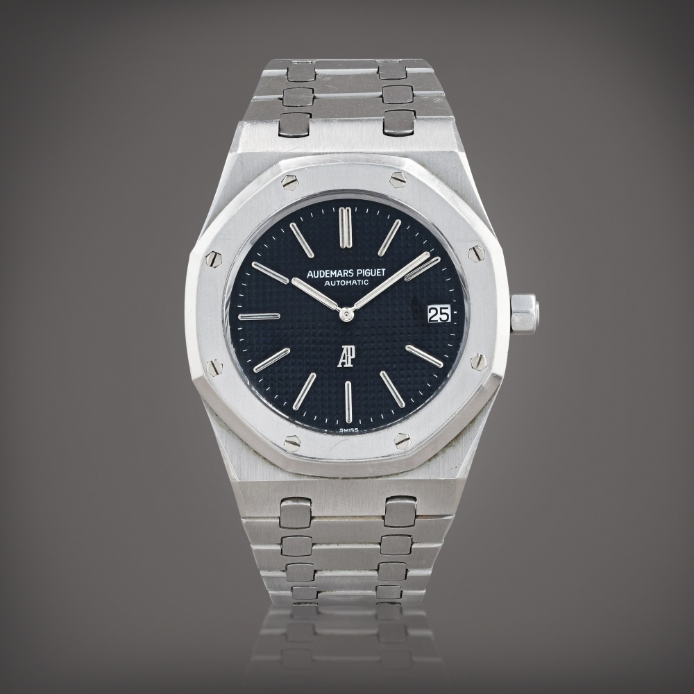 Royal Oak 'B Series', reference 5402ST Montre bracelet en acier avec date | Stainless steel wristwatch with date and bracelet Vers 1975 | Circa 1975