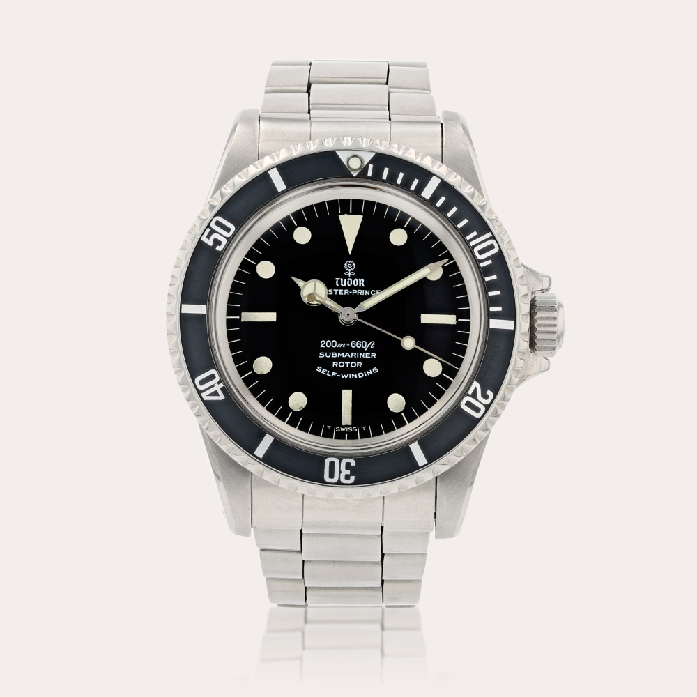 TudorSubmariner 'Meters first', reference 7928 Montre bracelet en acier | Stainless steel wristwatch with bracelet Vers 1967 | Circa 1967