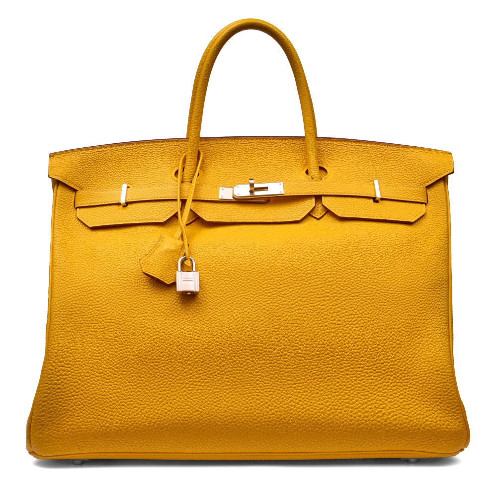 Hermès  Soleil Togo Birkin 40 Palladium Hardware, 2009