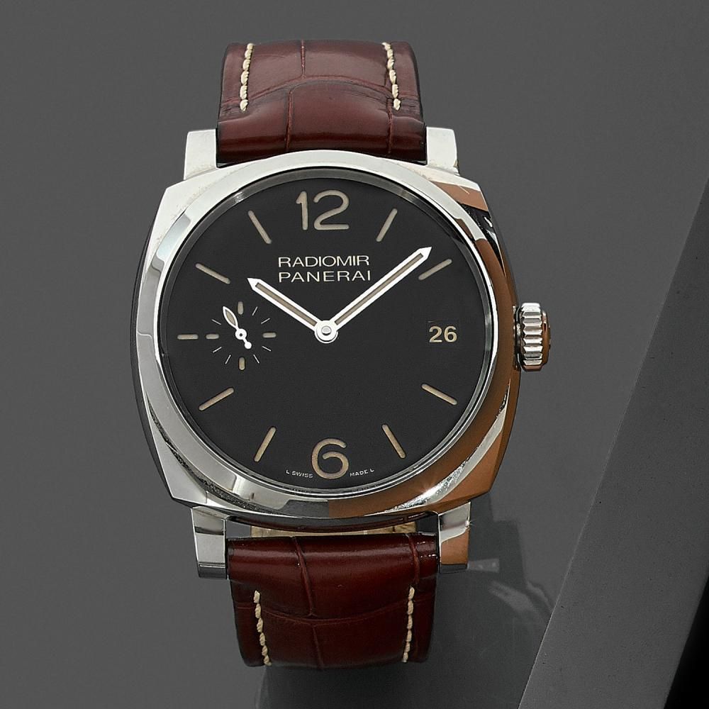 PANERAI RADIOMIR 1940 3 DAYS. PAM 00514 A stainless steel manual winding limited édition wristwatch by Panerai. With box and instructio