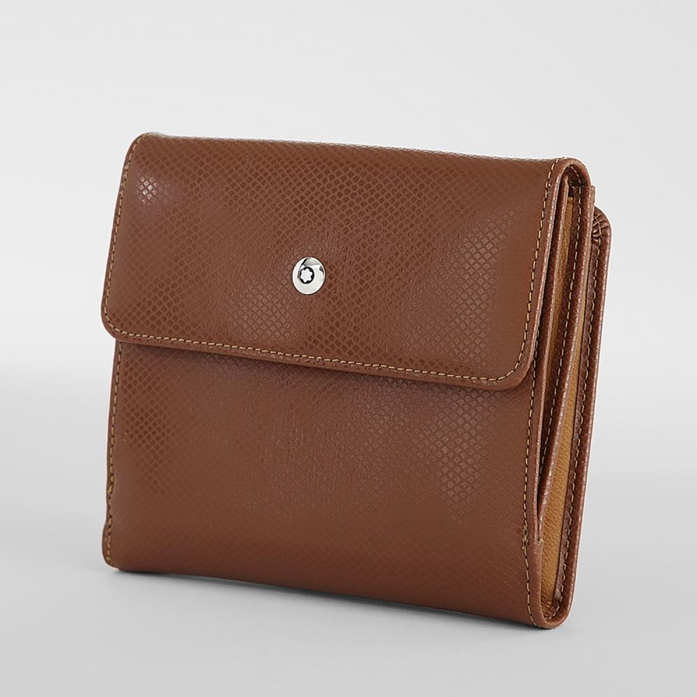 MONT BLANC Brown leather wallet