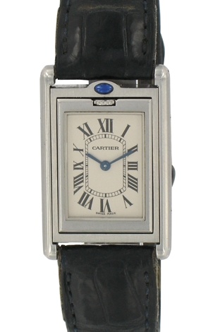 Cartier Tank Basculante second hand prices