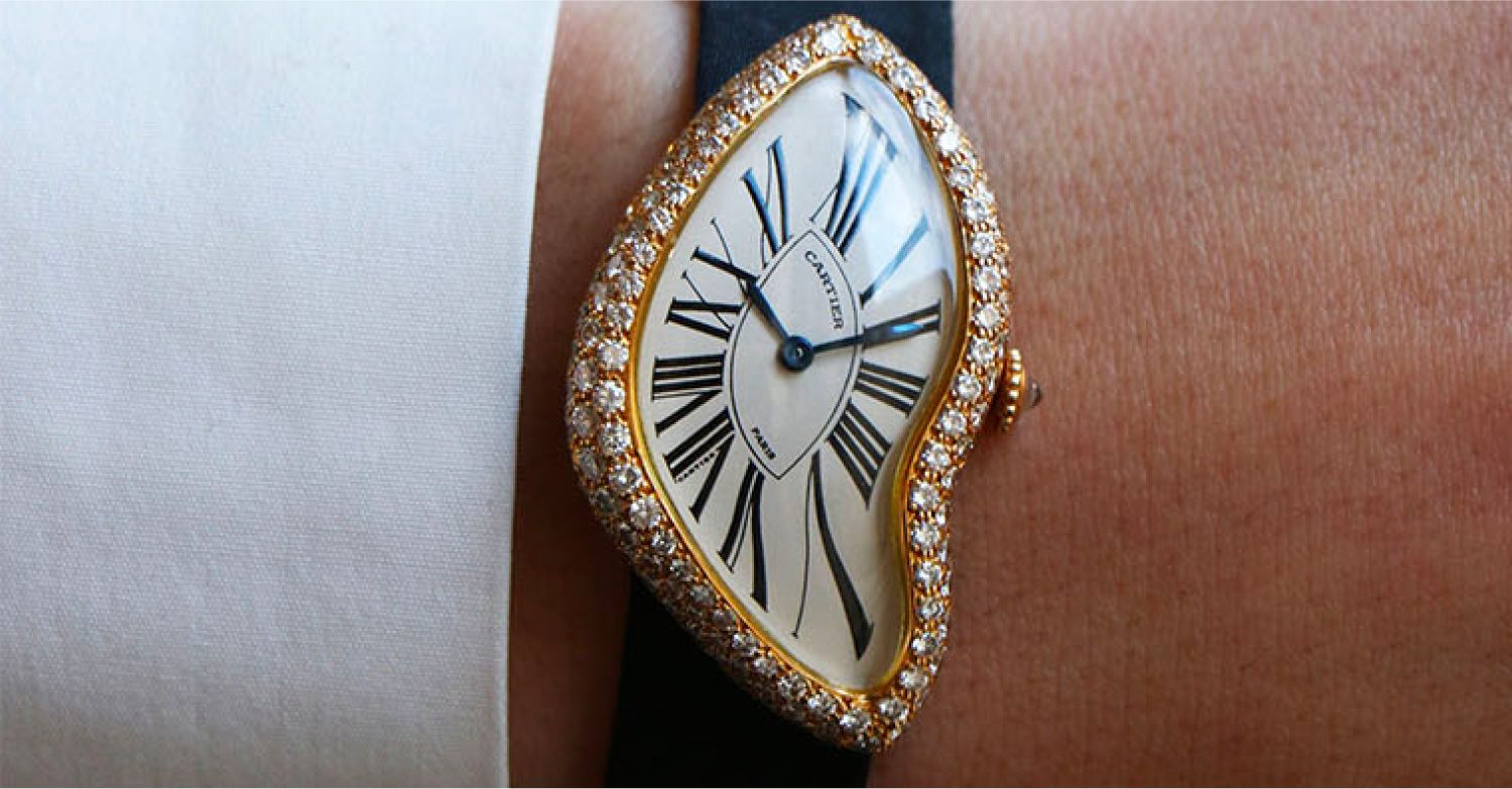 Record pour une Cartier Crash de Paris !