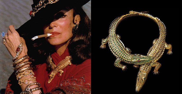 crocodile necklace cartier